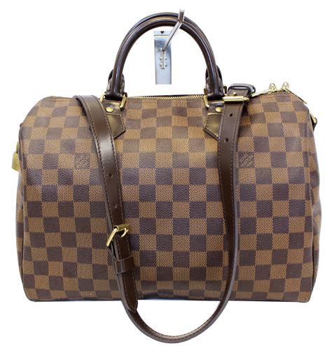 louis vuitton speedy 30 bandouliere damier ebene review|louis Vuitton Speedy 30 monogram.